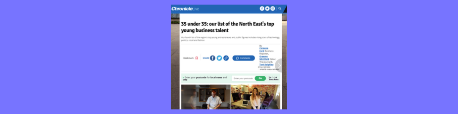 35 under 35: North East’s top young business talent